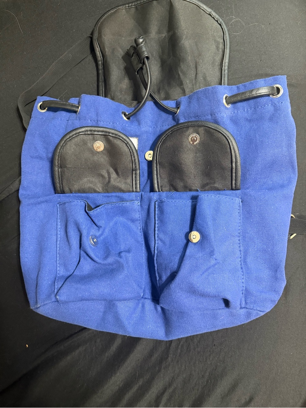 Blue 'Police Box' Canvas Drawstring Backpack - Unbranded - Picture 6 of 6